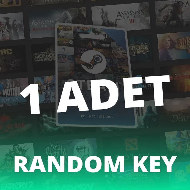 Steam 1 Adet Random Key
