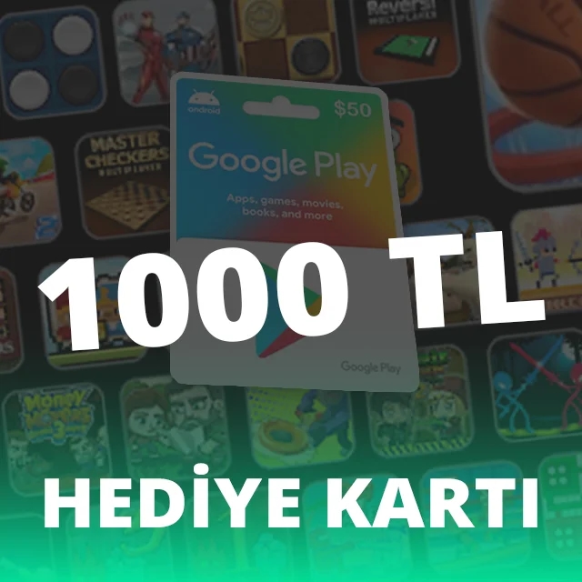 Google Play 1000 TL