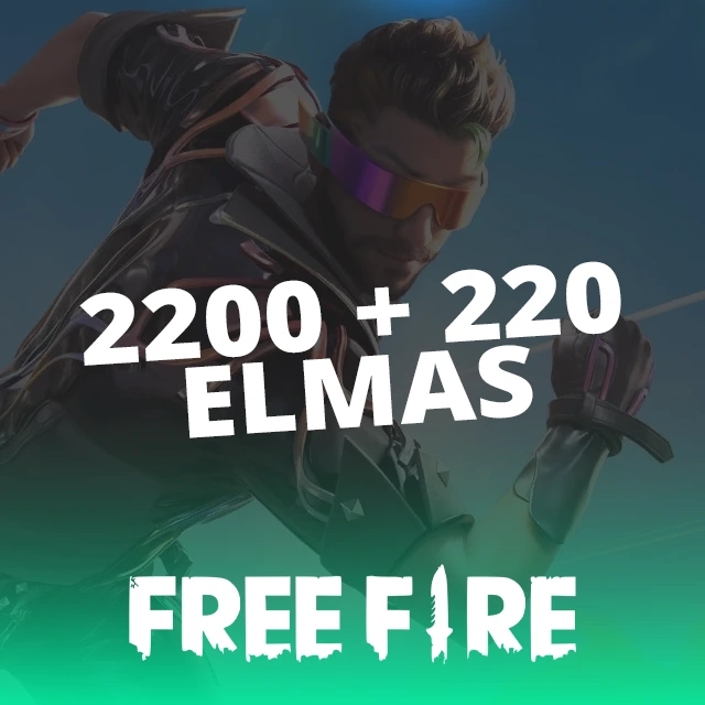 Free Fire 2200+220 Elmas