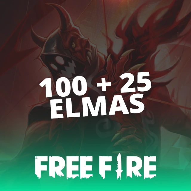 Free Fire 100+25 Elmas